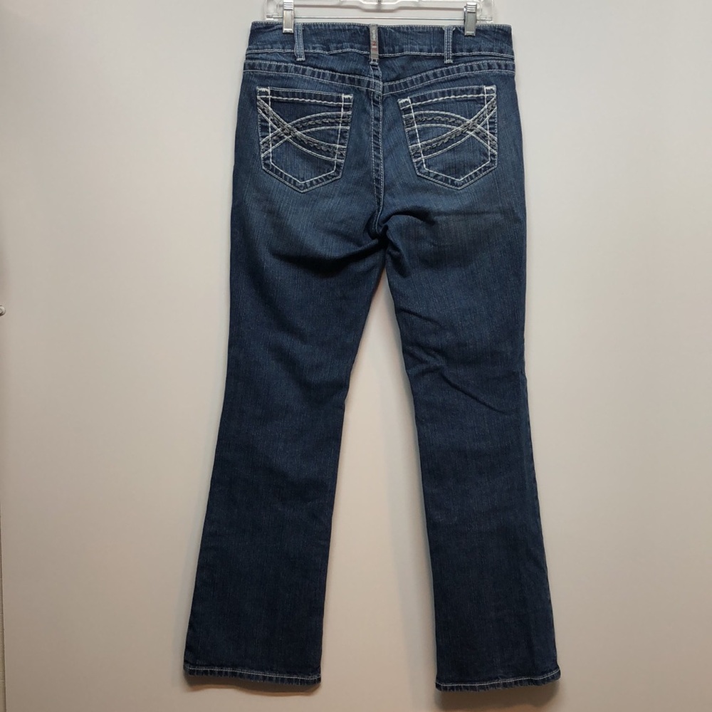 Ariat Women's FR Mid Rise DuraStretch Basic Boot Cut Jean Women's 29R western - Picture 7 of 15
